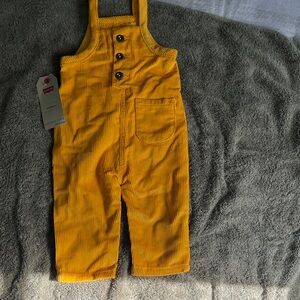 Levi's Vibrant Yellow Kids Overalls
